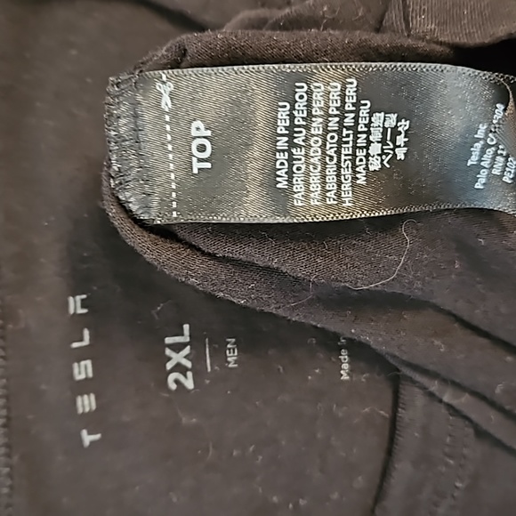TESLA graphic print tee logi on back 2XL EUC promo swag Nikolai electric unisex - Picture 7 of 8